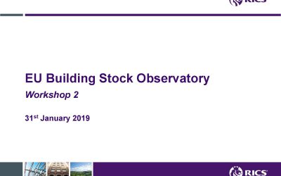 RICS organizes the 2nd Building Stock Observatory workshop, BSO